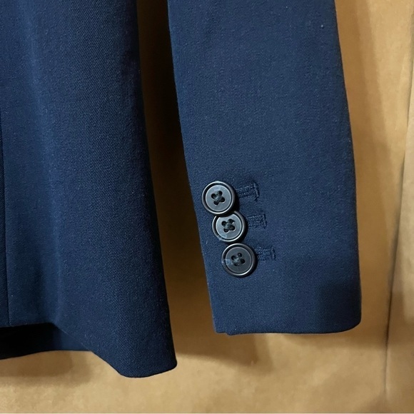 J. Crew | NWOT Parke Blazer in Bi-Stretch Cotton Classic Navy Size 2 - Picture 13 of 16